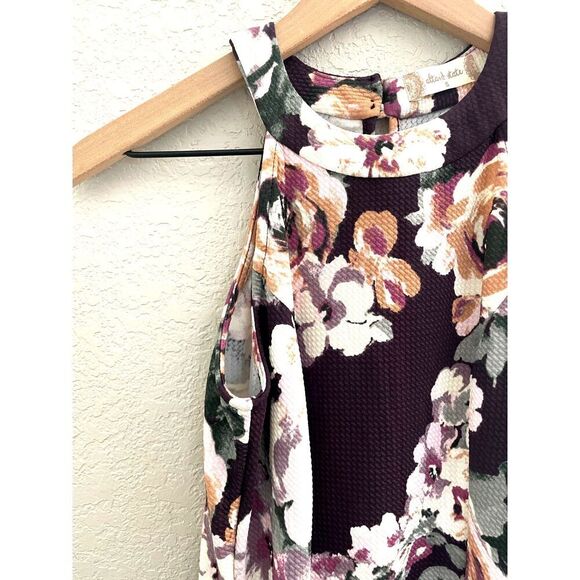 Altar'd State Sleeveless Floral Skater Dress Size Small - Picture 2 of 7